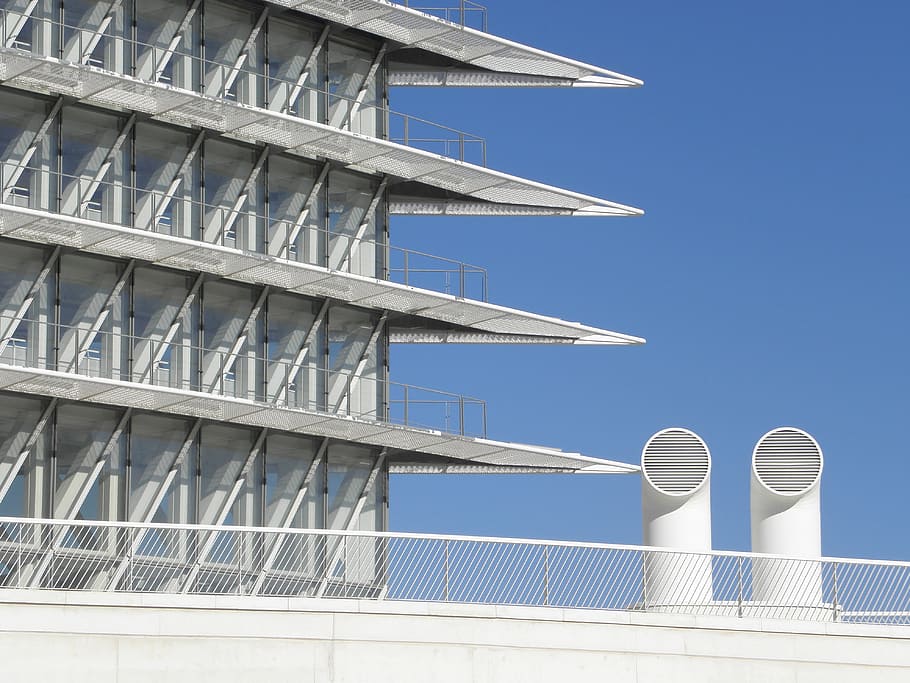 Architecture, Building, Perspective, construction, building exterior HD wallpaper