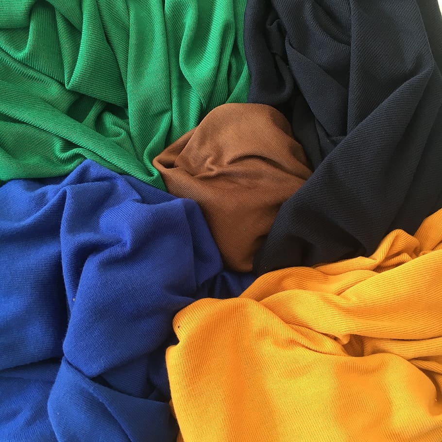 textile, material, fabric, black, yellow, green, blue, brown HD wallpaper