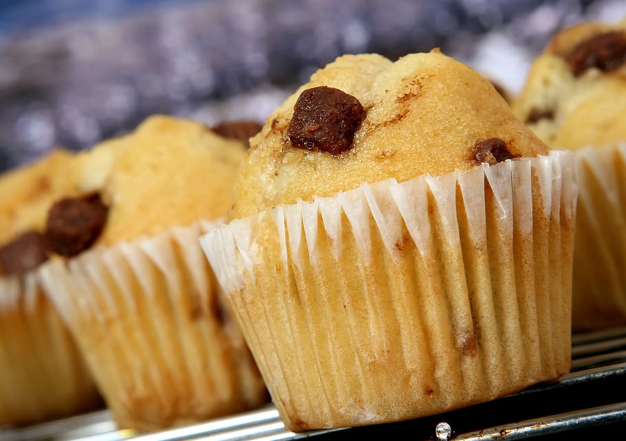 close-up photography of cupcake, bake, bakery, baking, big HD wallpaper