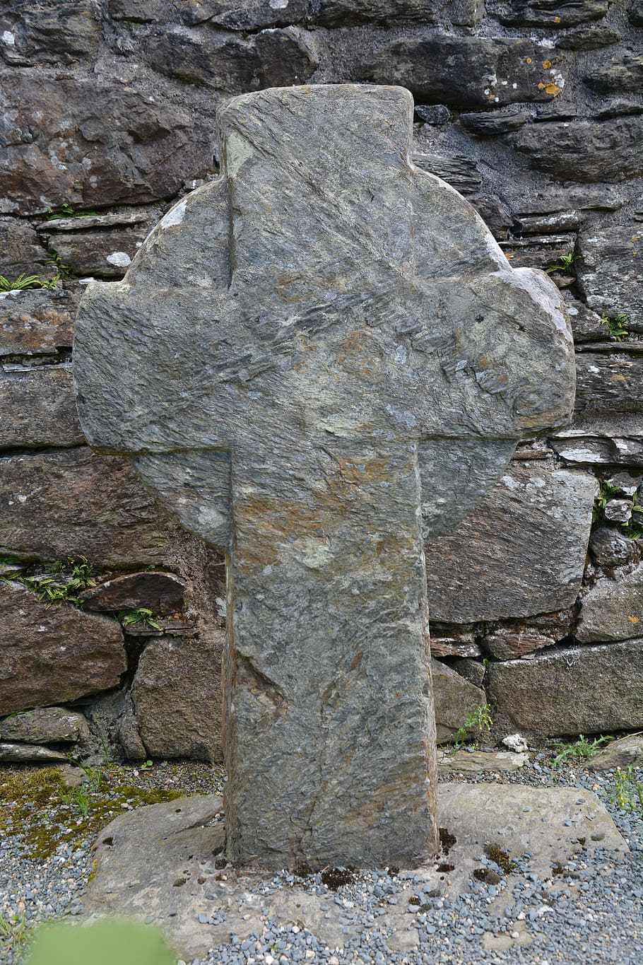 architecture, stone cross, glendalough, ireland, church, middle ages