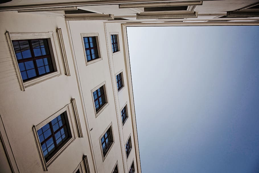 architecture, building, infrastructure, blue, sky, skyscraper HD wallpaper