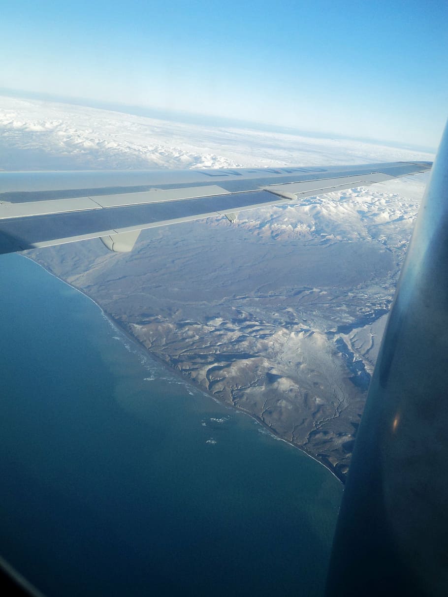 plane, snow, flight, winter landscape, airplane, flying, air Vehicle HD wallpaper