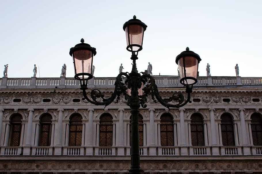 lantern, historically, st mark's square, old, romantic, architecture HD wallpaper