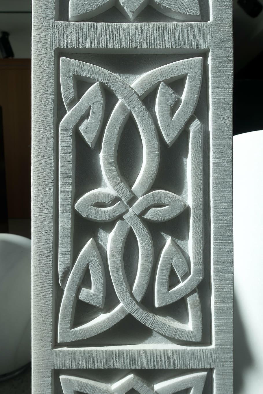 untitled, pattern, celtic, marble, ornament, relief, sculpture HD wallpaper