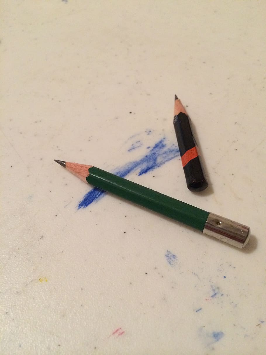 pencils, office, tools, write, school, draft, draw, still life HD wallpaper