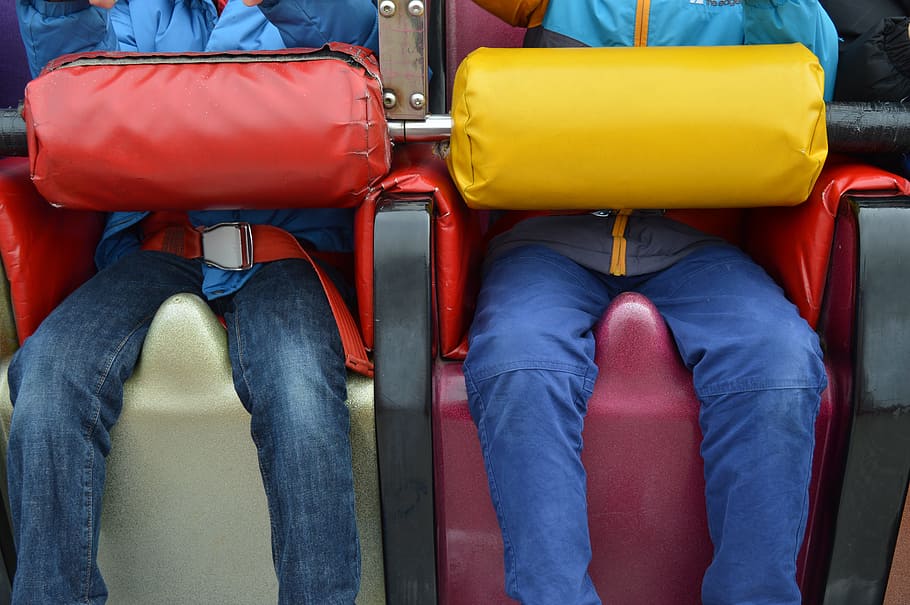 Legs, Fairground, Ride, sitting, people, men, travel, passenger HD wallpaper