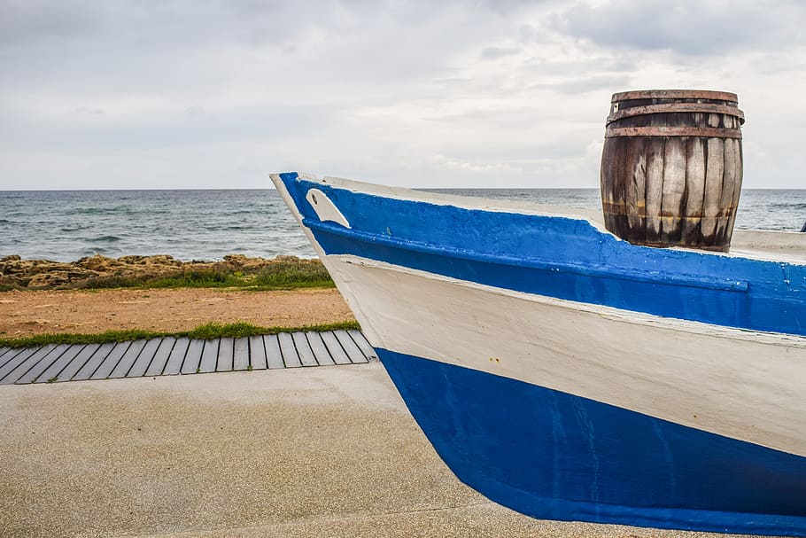 Barrel, Old, Wooden, Boat, Port, rusty, decorative, tradition HD wallpaper