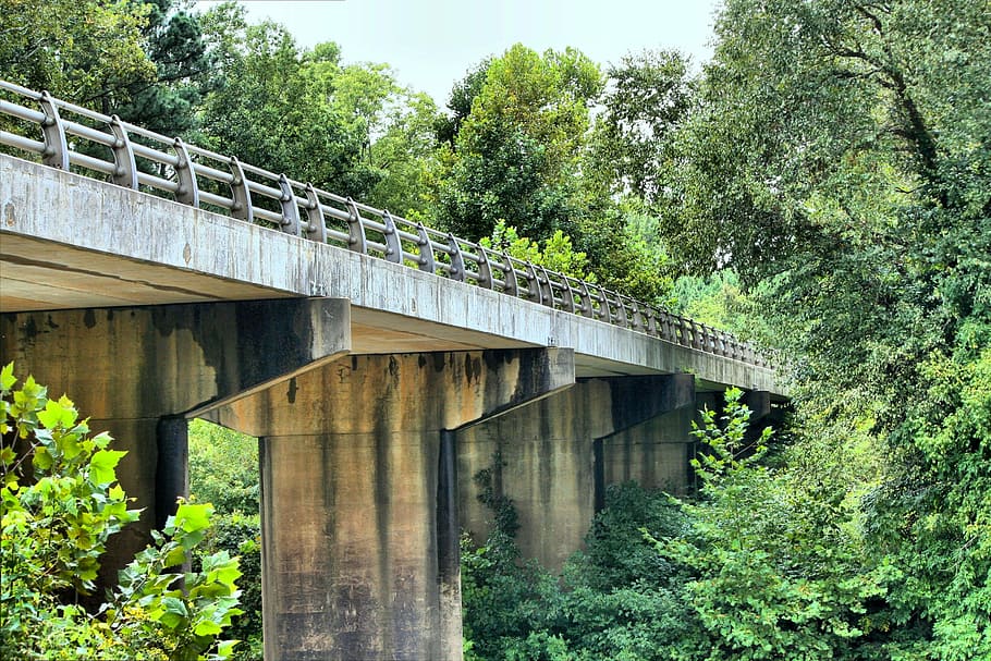 Bridge, Overpass, Highway, Road, transportation, construction HD wallpaper