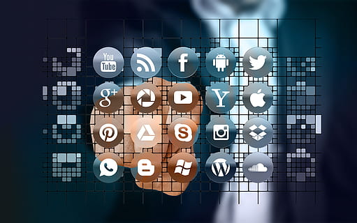 app, networks, internet, man, touch, touch screen, social, social network HD wallpaper