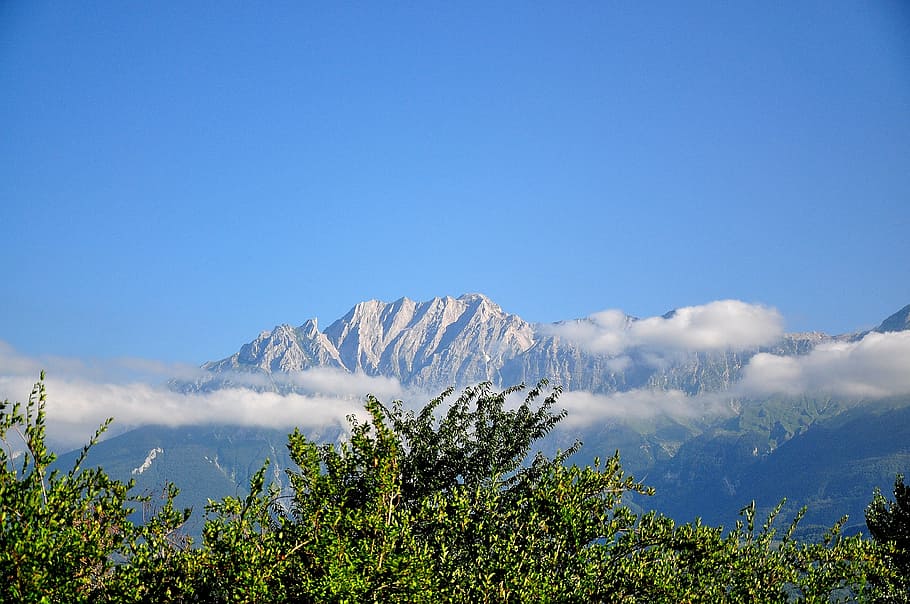mountain, landscape, clouds, vista, nature, the apennines, excursion HD wallpaper