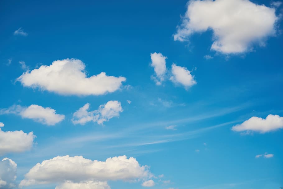Cloud, Nature, Summer, Clouds, blue, white, landscape, white clouds HD wallpaper