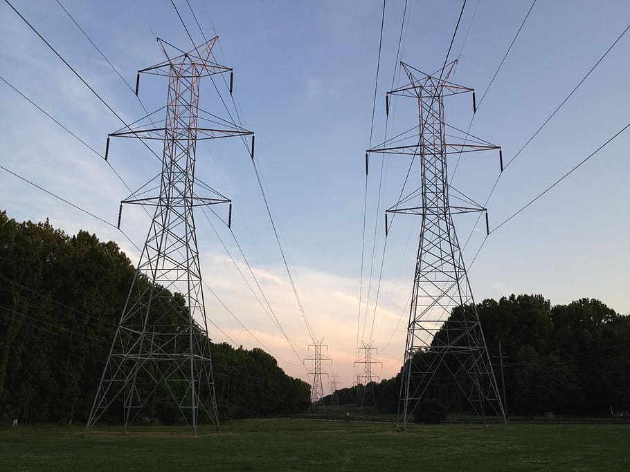 Electric, Post, Electricity, Energy, power, voltage, wire, cable HD wallpaper