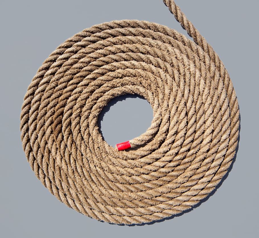 Rope, Rolled, Boot, Ship, Texture, nautical, coiled, deck, district HD wallpaper