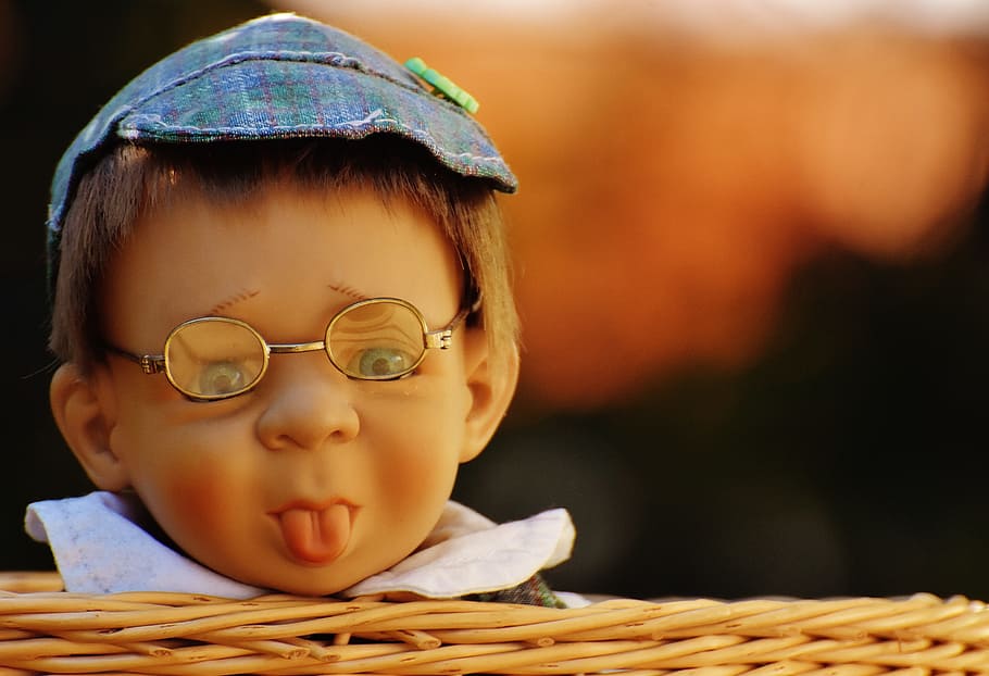 Cute Cheeky Baby Boy Sticks His Stock Photo 261445223