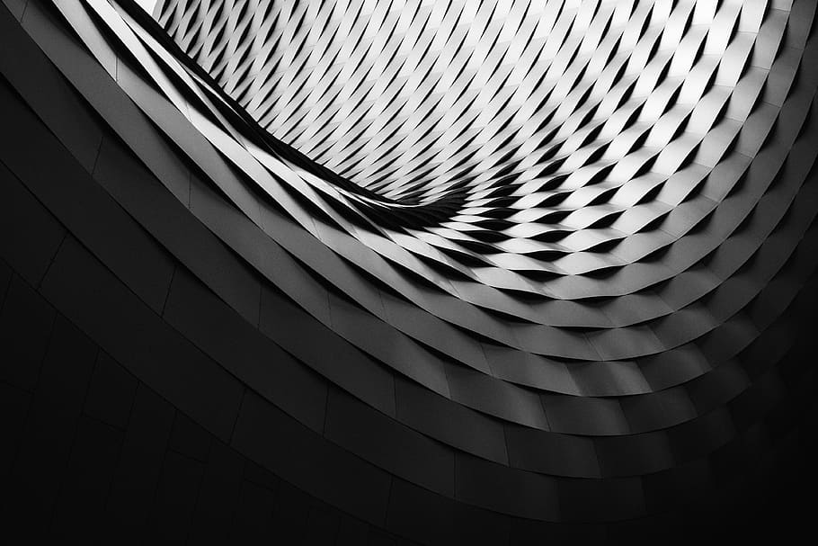 gray and black spiral artwork painting, surface, pattern, texture HD wallpaper
