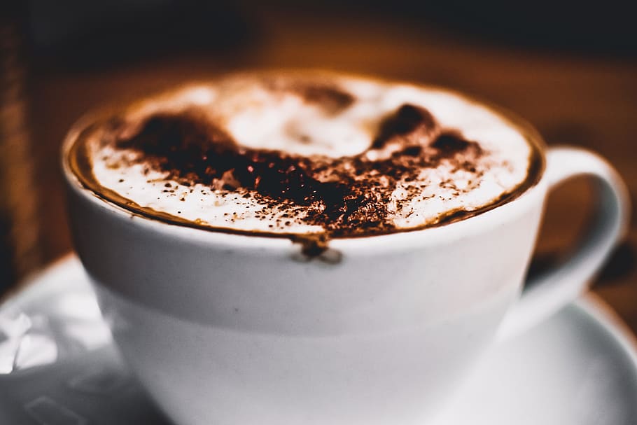 caffeine, coffee, cup, drink, blur, breakfast, close-up, coffee cup HD wallpaper