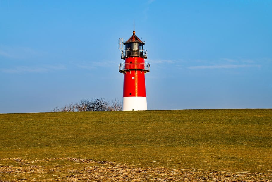 Büsum, Mecklenburg, Germany, Lighthouse, dike, places of interest