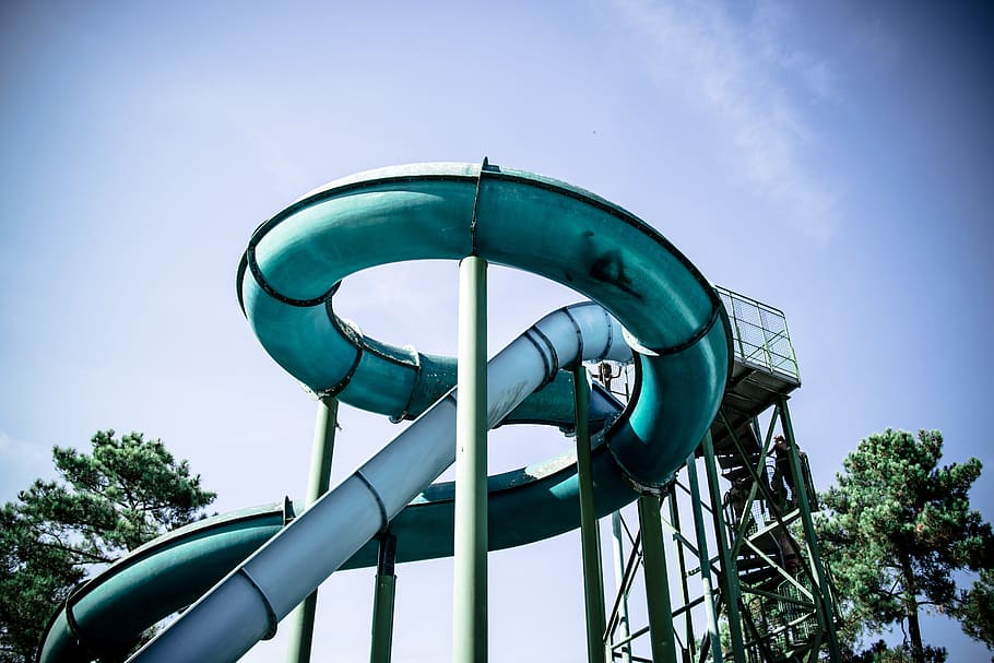fun, high, leisure, low angle shot, outdoors, people, resort HD wallpaper