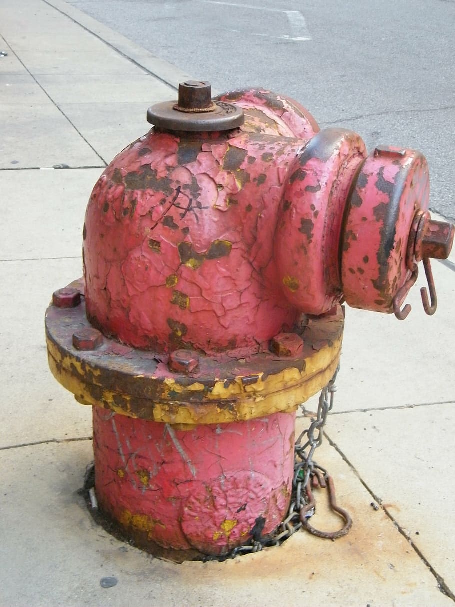 hydrant, usa, red, stainless, fire hydrant, metal, no people HD wallpaper