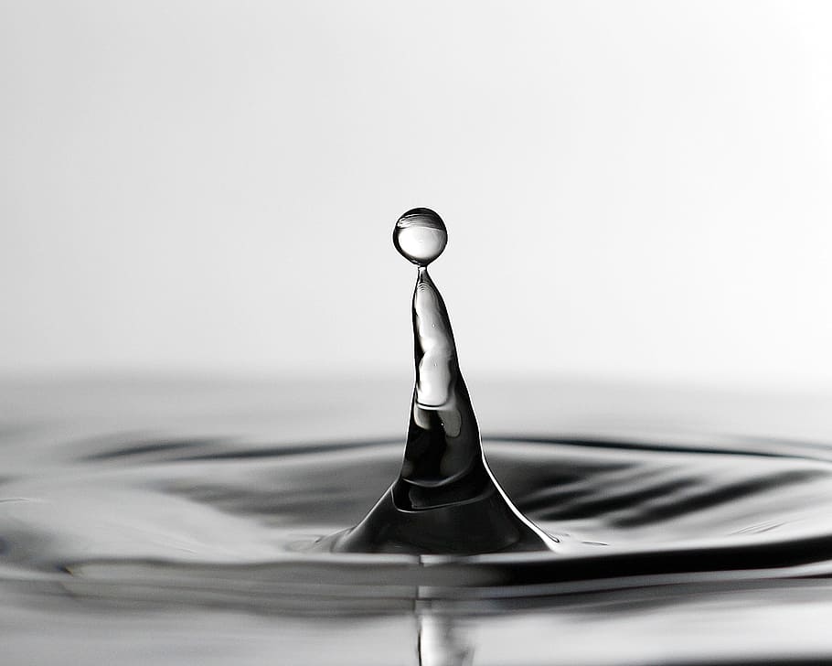 drop, macro, last straw, water, rippled, motion, splashing HD wallpaper