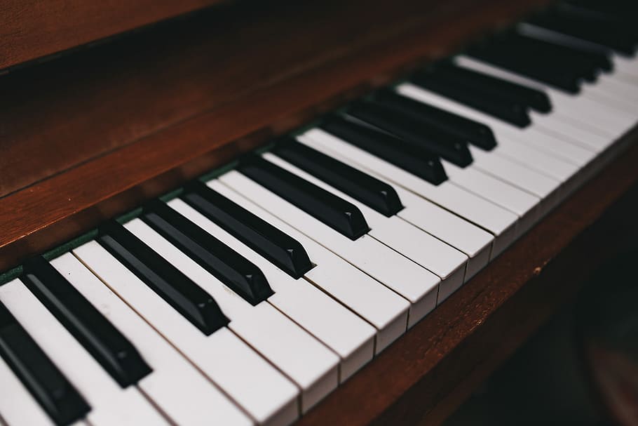The piano keyboard, art, music, melody, musical, musical Instrument, HD wallpaper
