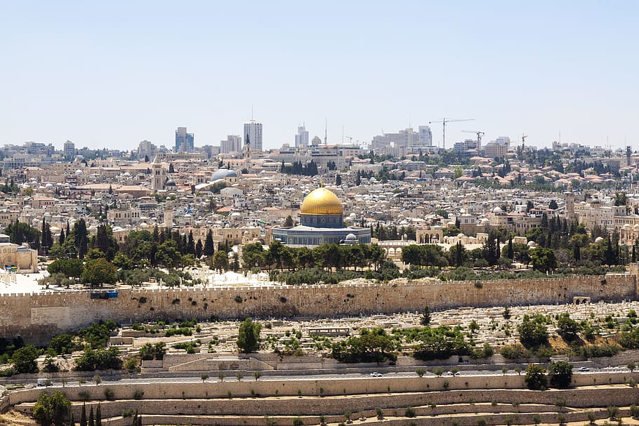 jerusalem, israel, holy city, dome of the rock, jewish, temple mount, HD wallpaper