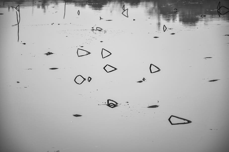 Water, Symbol, Abstract, full frame, reflection, no people HD wallpaper