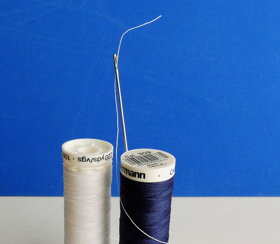 Needle And Thread, Sew, hand labor, yarn, stuff, sewing thread, HD wallpaper