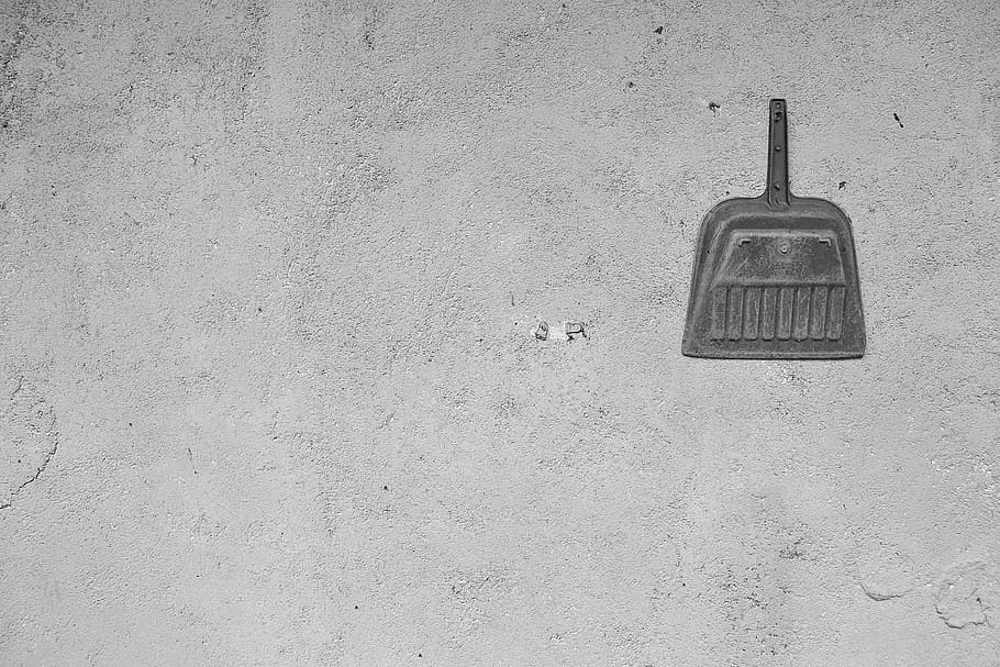 shovel, dirt, wall, negative space, rough wall, plastic, mawanella HD wallpaper