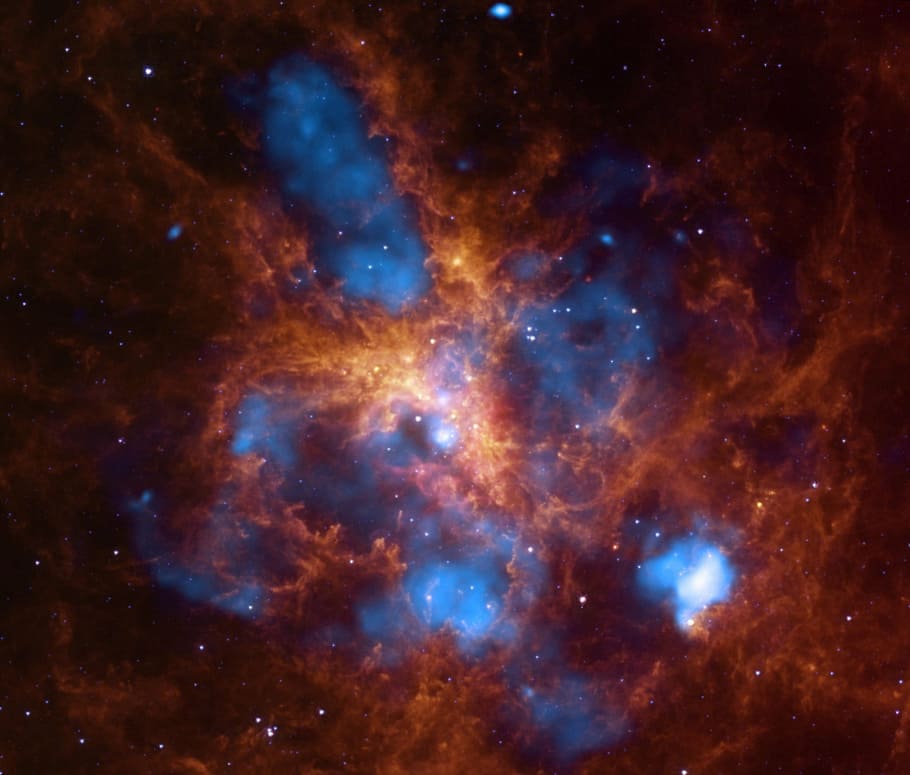 tarantula nebula, space, 30 doradus, star forming region, ngc 2070