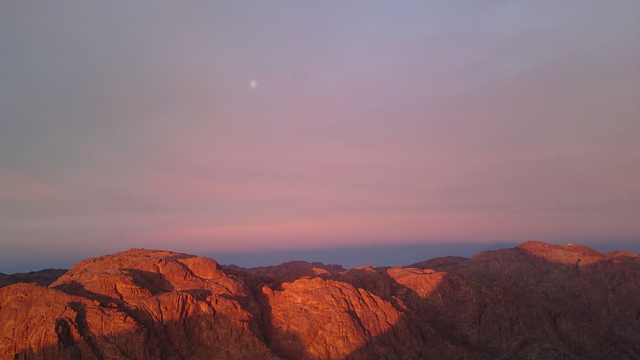 sky, morning, flying, mountain, nature, sunset, landscape, scenics HD wallpaper
