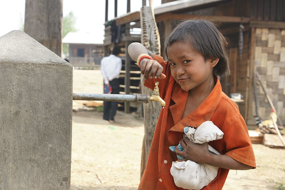 Red Cross, Cross, Development, Development, Project, Well, mountain village HD wallpaper