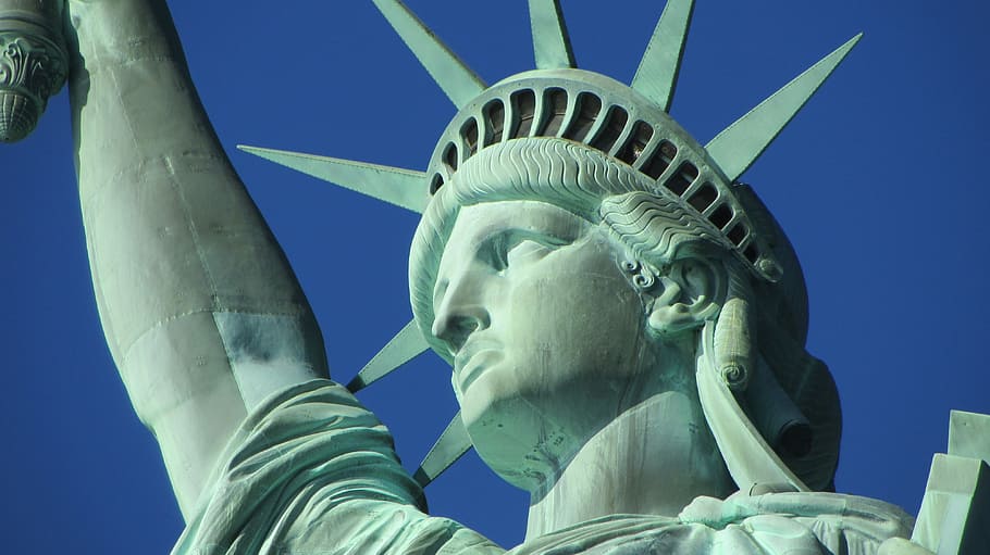 Statue of Liberty, New York, ny, nyc, new york city, lady liberty, HD wallpaper