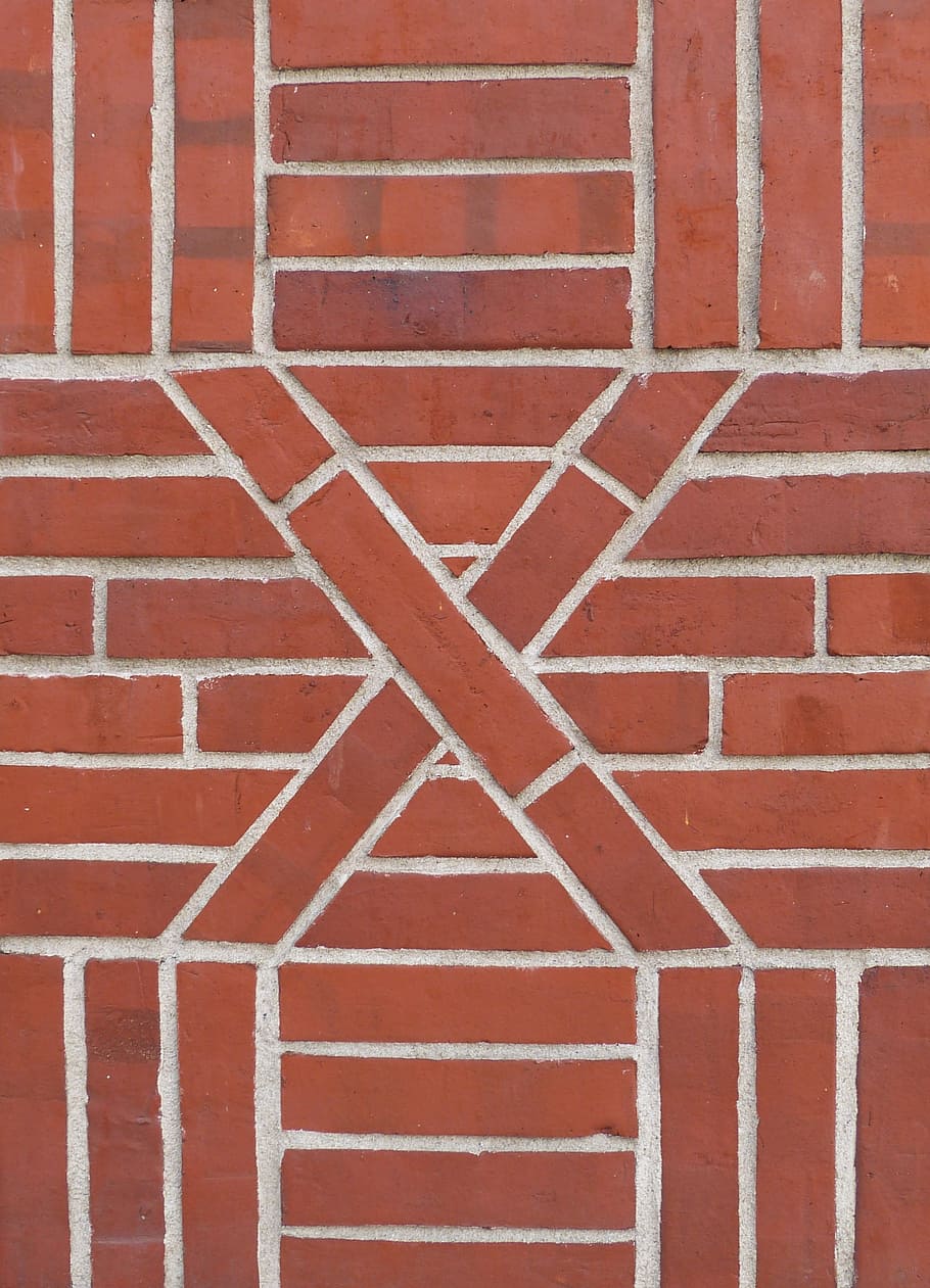 brick, clinker, pattern, hauswand, facade, structure, wall HD wallpaper