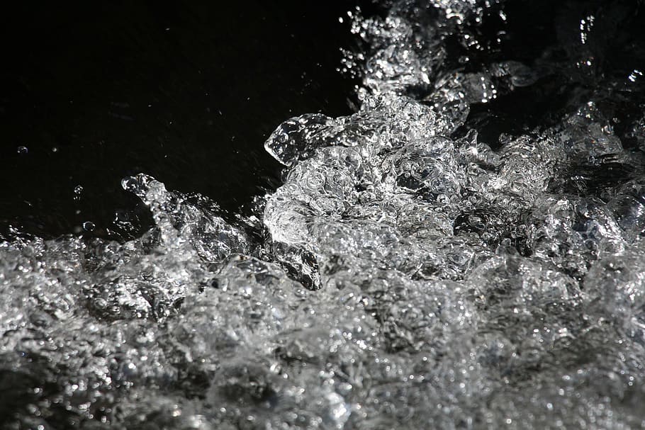 water, source, water source, river, mountain, nature, drop HD wallpaper