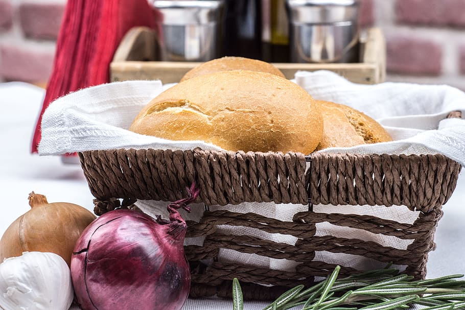 Bread, Bakery, Food, Wheat, Flour, pastry, breakfast, white HD wallpaper
