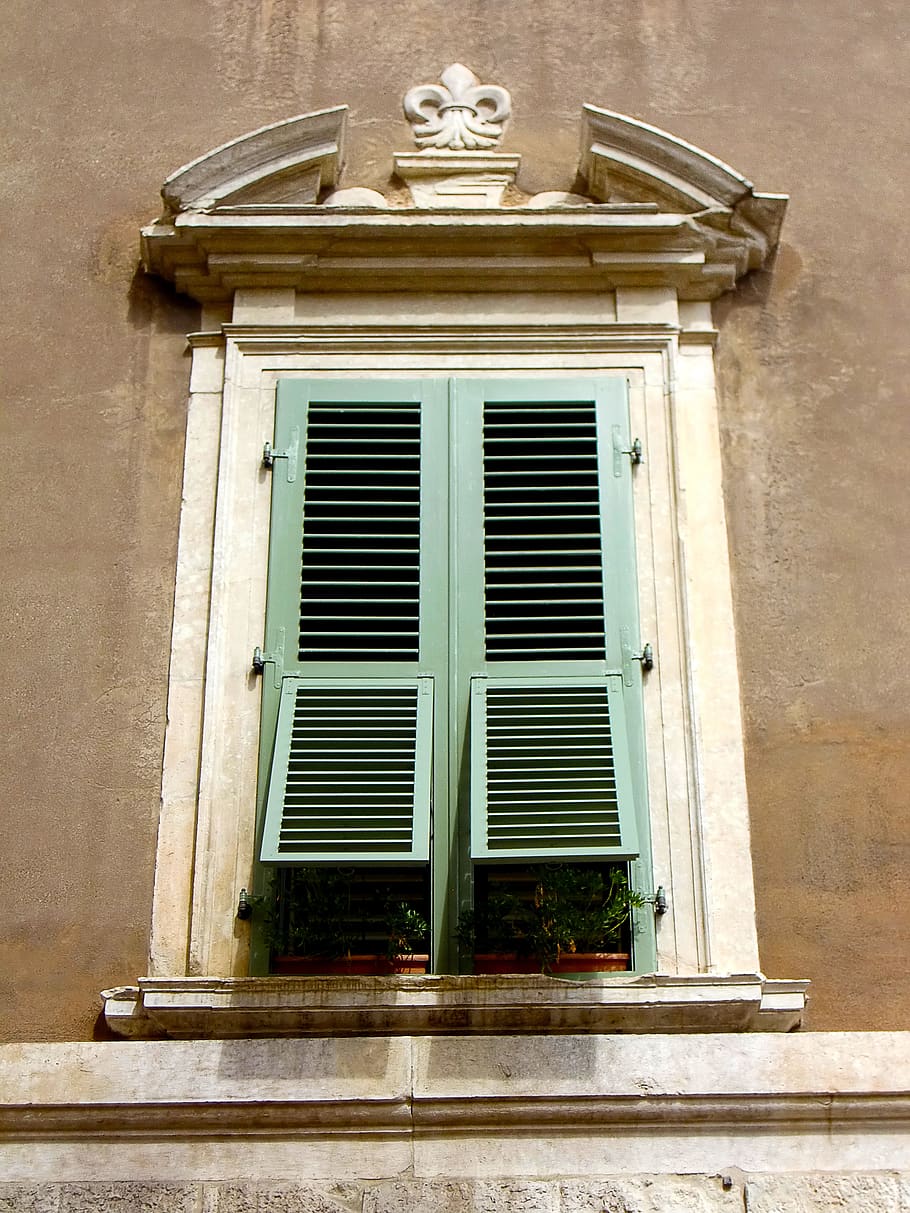 window, old, old window, facade, historically, weathered, wood HD wallpaper