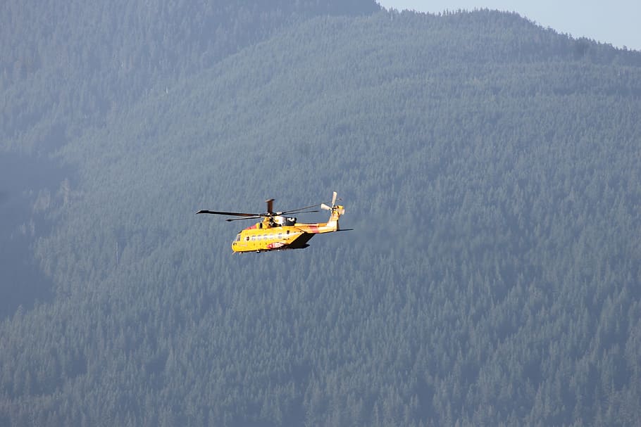 helicopter, vancouver, canada, mode of transportation, nautical vessel HD wallpaper