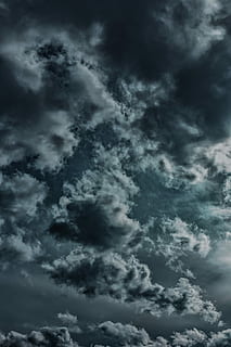 dark cloudy sky, cloudy sky, blue, contrast, spring, winter, cloud - sky HD wallpaper