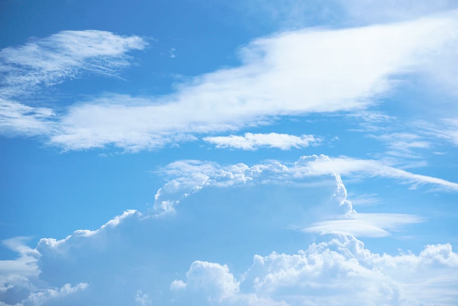 cloud, the sky, blue, weather, cloud - sky, beauty in nature HD wallpaper