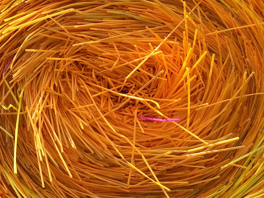 straws, yellow, plastic, rolled, drinking straw, no people HD wallpaper