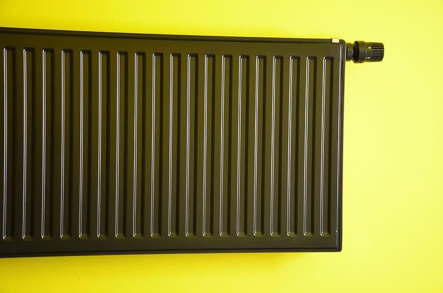 black car intercooler, radiator, heating, green wall, neon, background