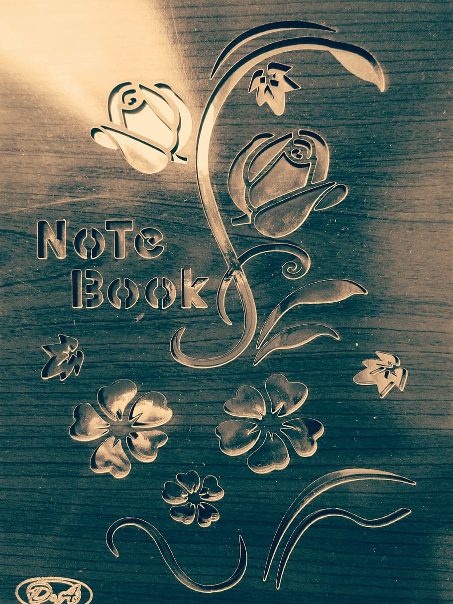 note, book, flower, text, western script, indoors, communication HD wallpaper