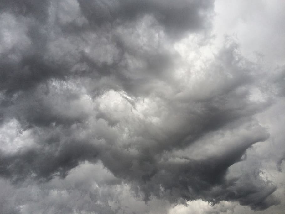 grey, gray, cloud, sky, cloud - sky, beauty in nature, storm HD wallpaper