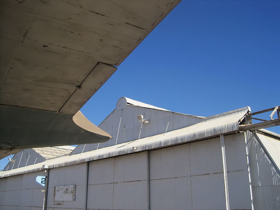 tailplane, underside, hanger, air force, wing, industrial, aerospace, HD wallpaper