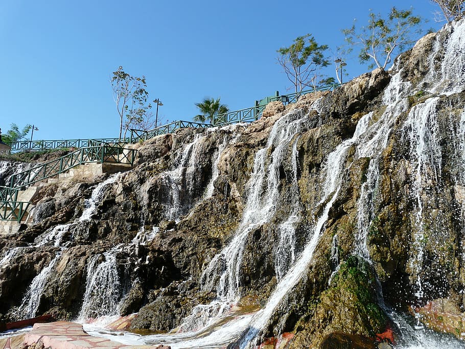 waterfall, bach, murmur, upper düden waterfall, duden park HD wallpaper