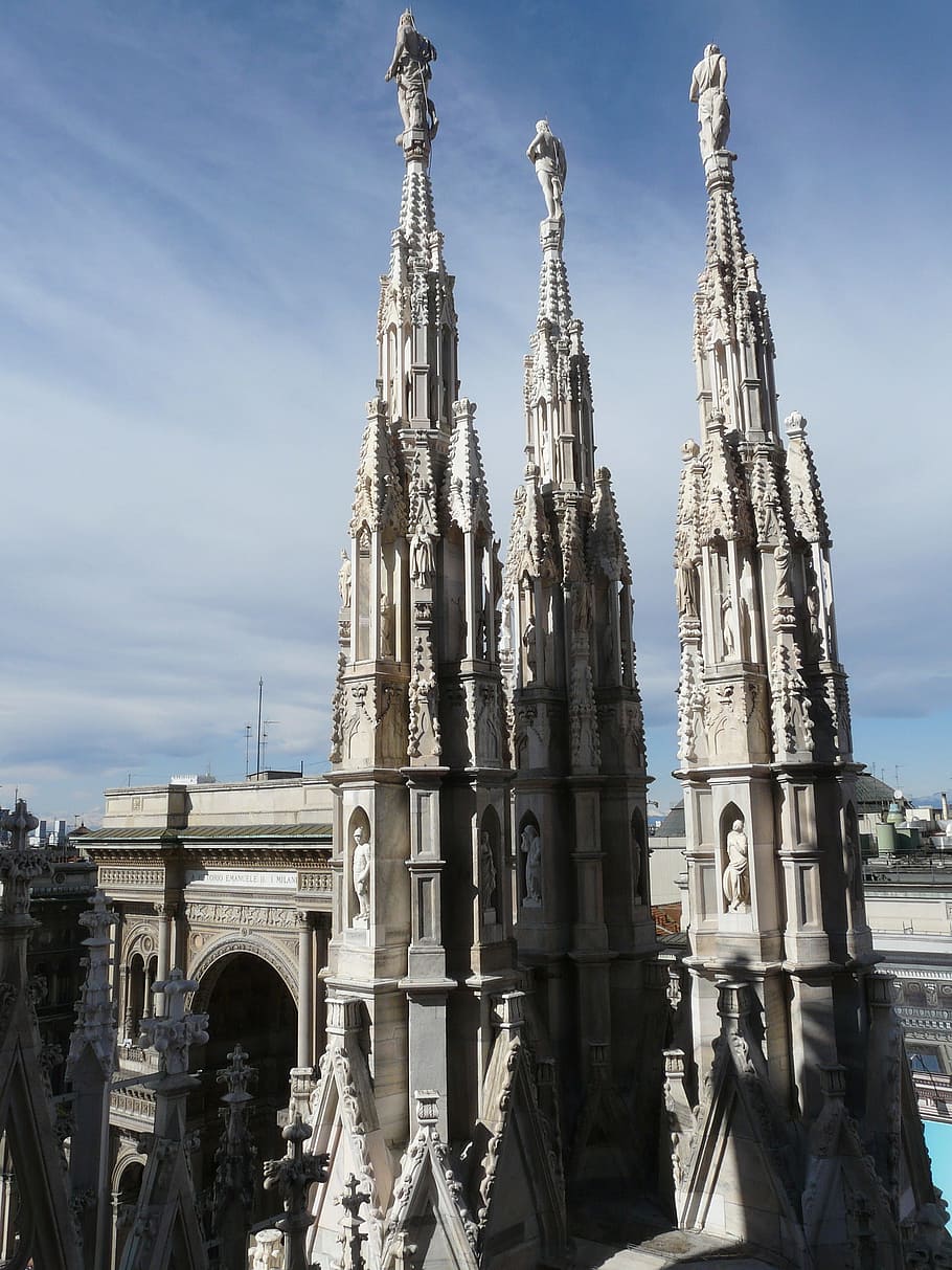 Cathedral, Milan, Architecture, religion, spirituality, building exterior HD wallpaper