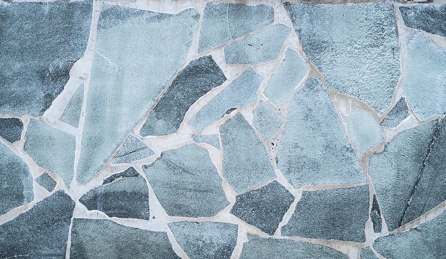 close photo of gray concrete slabs, white, tiles, surface, background HD wallpaper