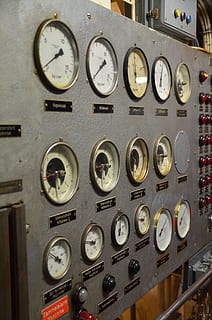 Watches, Ad, Switch, Control Center, pointer, dial, ship, engine room HD wallpaper
