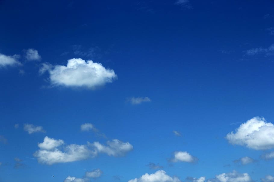 clouds, floppy clouds, cloudy sky, blue sky, nature, wallpaper HD wallpaper